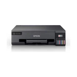 EPSON L18050 A3+ 六色熱昇華印表機正面外觀與右側六色墨水槽