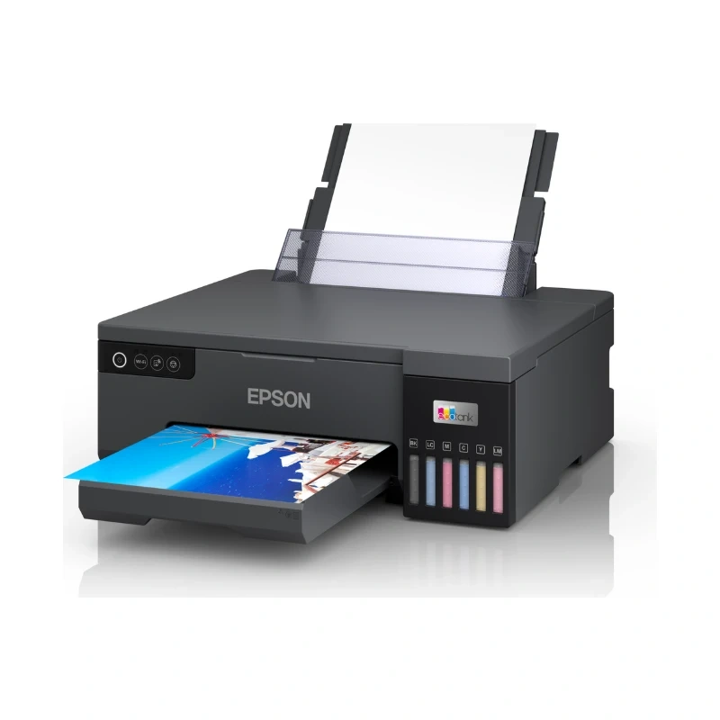 EPSON L8050 A4 六色熱昇華印表機列印出紙情形