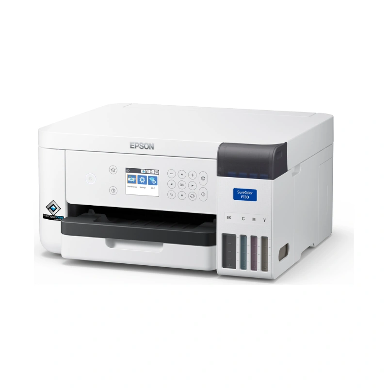 EPSON SureColor SC-F130 A4 熱昇華印表機左前方斜角外觀