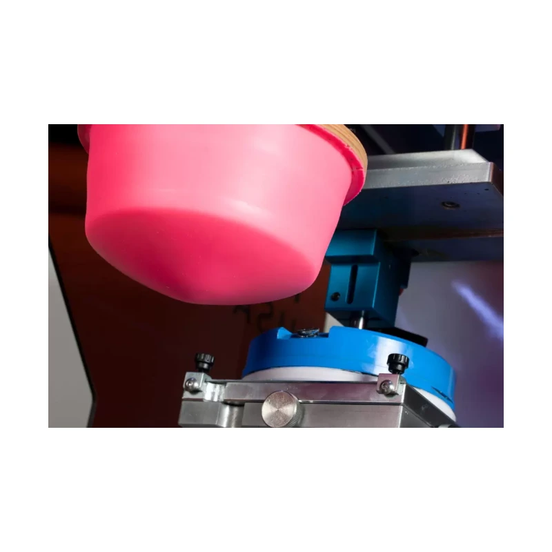 INKCUPS B150 150 mm VersaCup 墨杯與移印膠頭細節